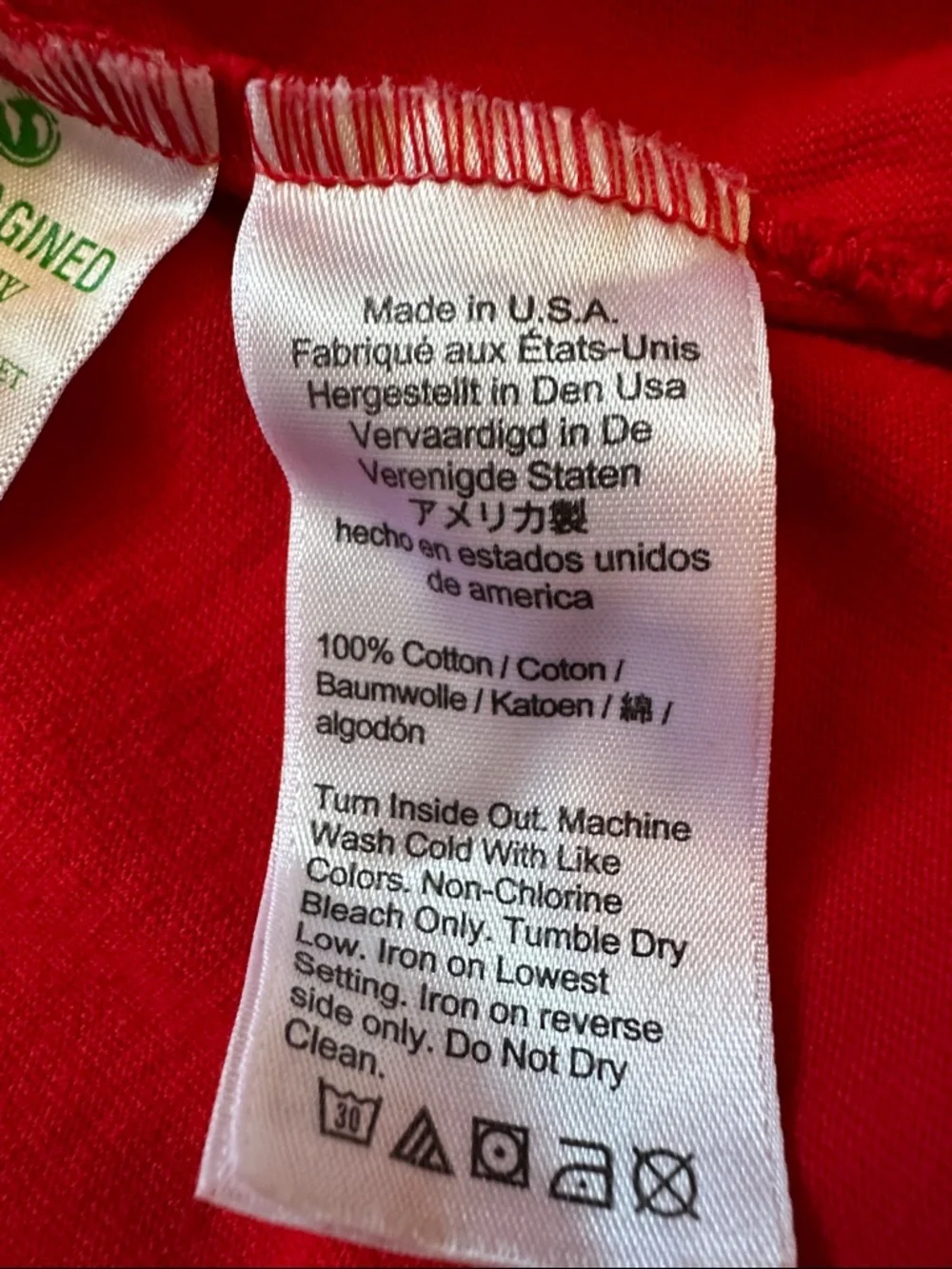 J. Crew Red New York Crew Pocket Logo Tee